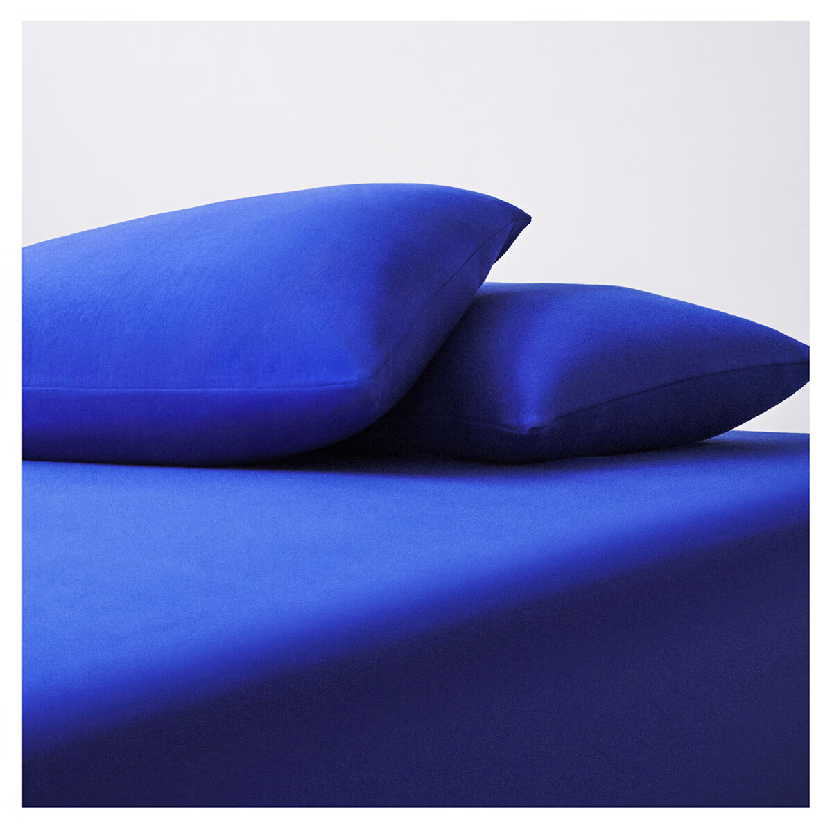Blue Box Bare Pillowcase Four Seasons Moisture-Wicking Non-Slip Lazy Tencel Fine Denier Modal Blue 1 Piece 13