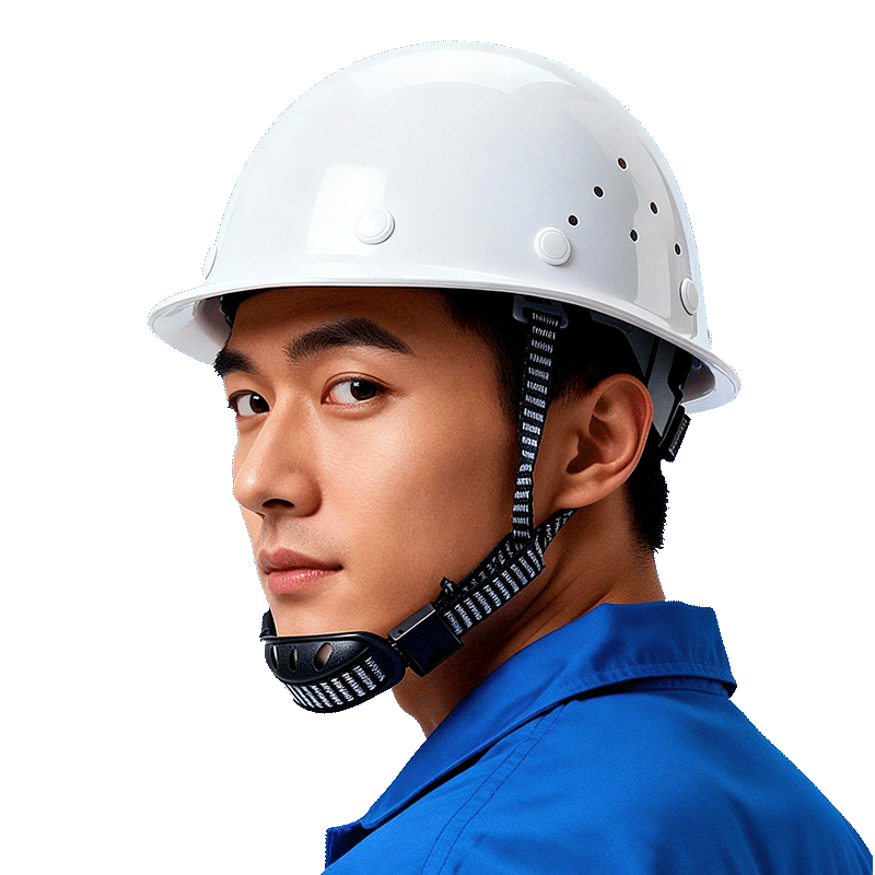 Shunxuan Safety Helmet, New National Standard Construction Site High-Grade Safety Helmet, Impact-Resistant And Breathable, Pure ABS Material, for Leaders, Workers, Construction, Railway Engineering, White SHX-K2, 1 Piece