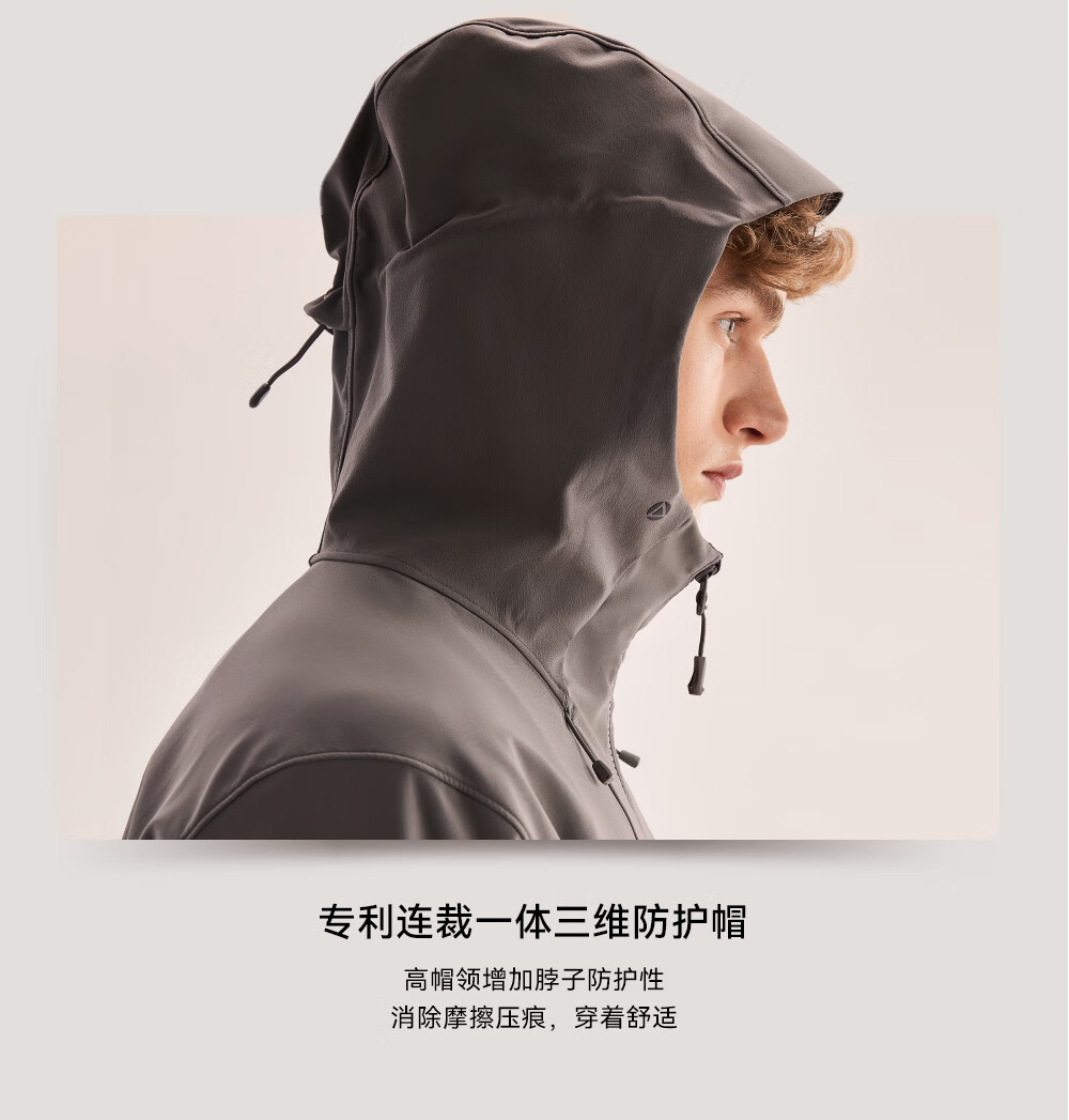 KAILAS M8 IC-MAX Men's GTX 3L Windproof, Water-Repellent, Warm, Breathable Softshell Hiking Jacket Autumn Winter 5