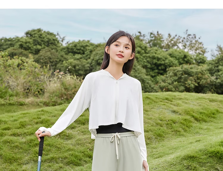 Langsha Women's Sunscreen Jacket Spring Summer New Ice Silk Cooling Breathable Upgraded Shawl Cape UV Protection 458 12