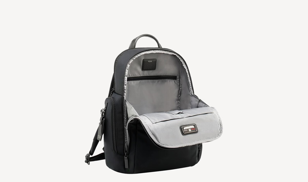 TUMI DFO Series Business Commuter Backpack Fashionable Modern Laptop Bag Black Large Capacity Lightweight Commuter Bag 5