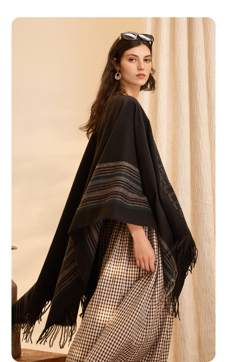 ELLE Women's Warm Shawl Office Essential Summer Air Conditioning Room Nap Travel Gift for Girlfriend 15