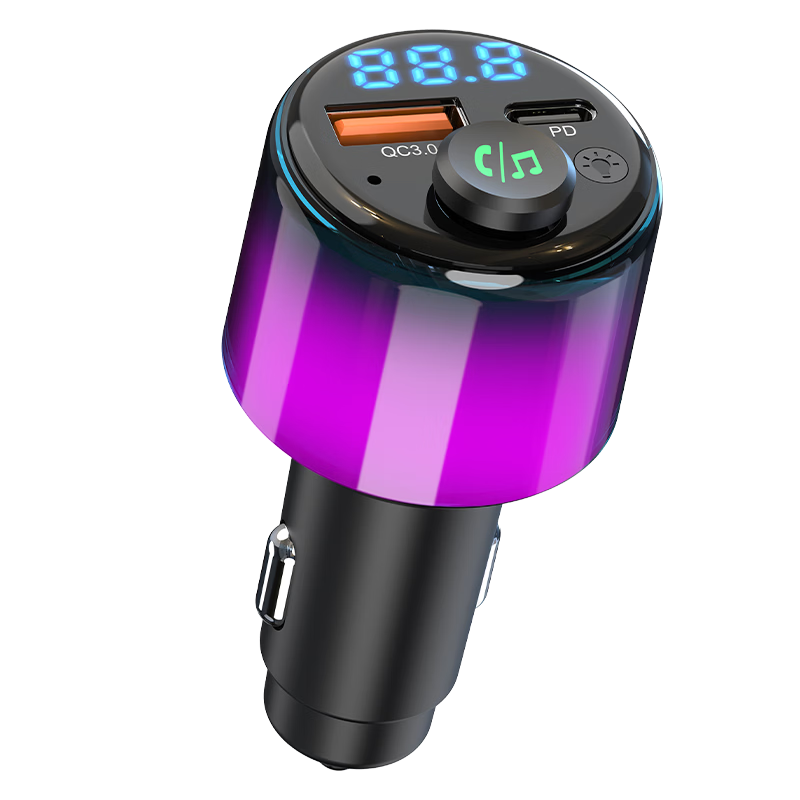Newmine Super Fast Car Charger Bluetooth Receiver USB Music Car MP3 Player