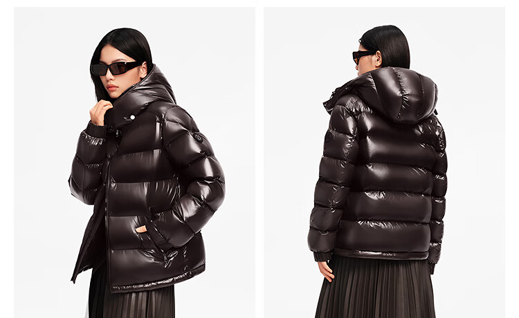 BOSIDENG Winter Goose Down Unisex Puffy Thickened New Year Red Jacket Hot Sale Mall Style 5