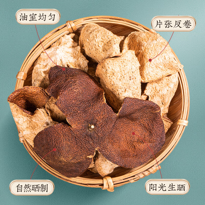 福茗源养生茶 老陈皮250g 正宗广东特产陈皮大红皮花茶叶礼盒送长辈领导