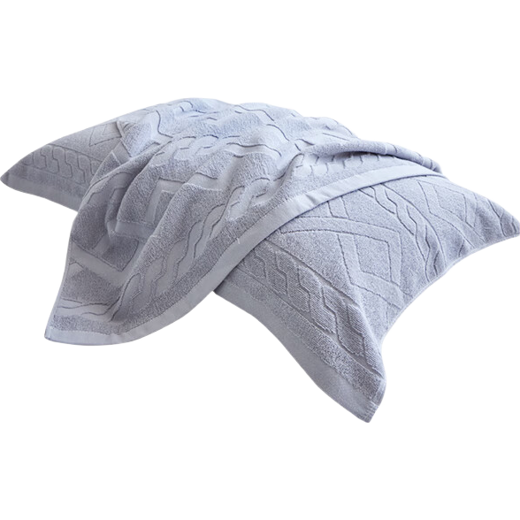 Hengyuanxiang Class A Pure Cotton Pillowcase Four Seasons Universal Sweat-Absorbent Pillow Towel for Men Oil-Proof Sweat-Proof Dust-Proof 52*75cm (Single Piece)