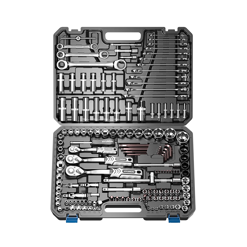 HYUNDAI Socket Set Ratchet Wrench Small Medium Large Repair Auto Mechanic Tool Kit Complete Set