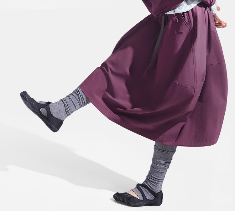 Beneunder Women's Mid-Length Pleated Skirt Water-Repellent Sun-Protective Outdoor Skirt Spring Summer WR005 25
