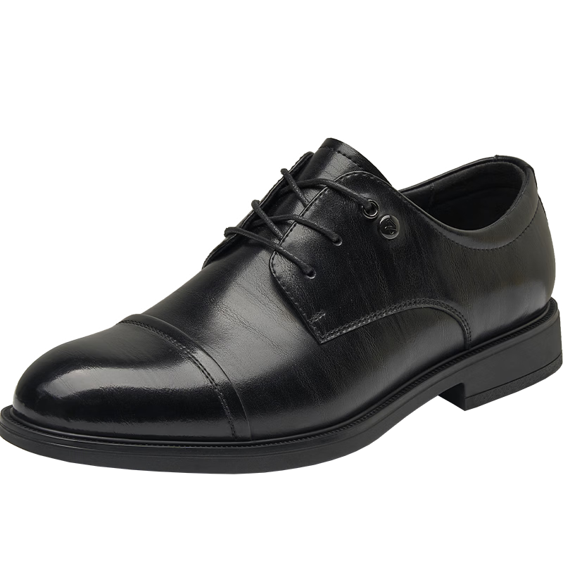HLA Men's Business Casual Autumn Winter Derby Dress Shoes HAAPXM1FAL019 Black Size 41