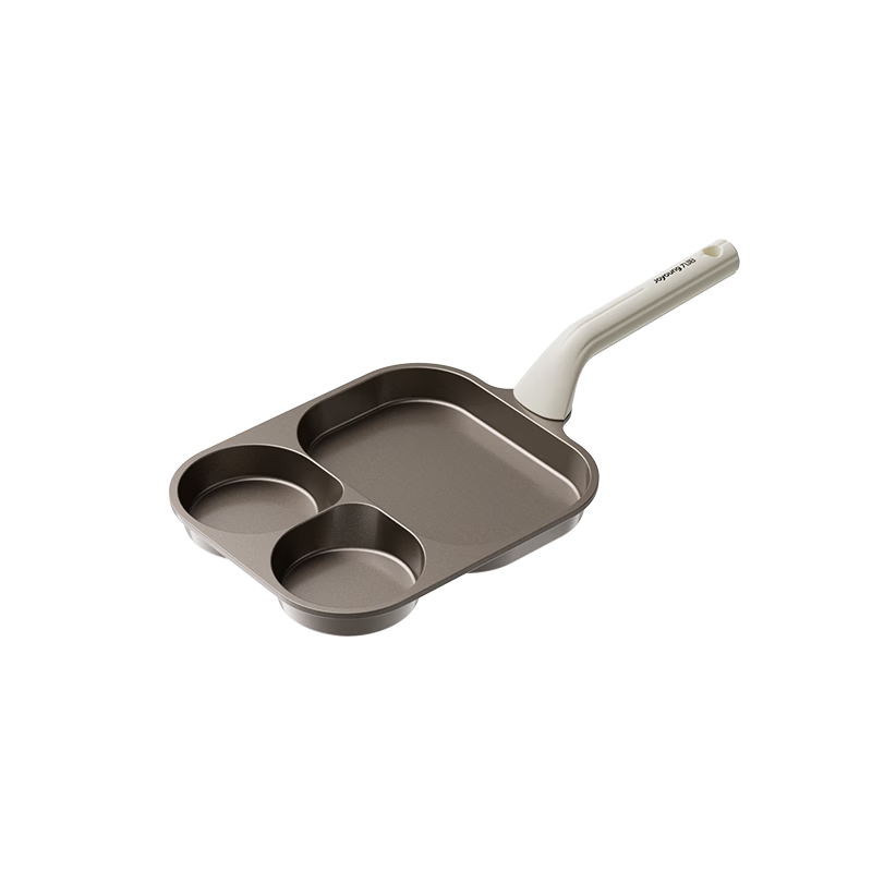Joyoung 23cm Titanium Non-Stick Multifunctional 3-in-1 Breakfast Frying Pan for Open Flame