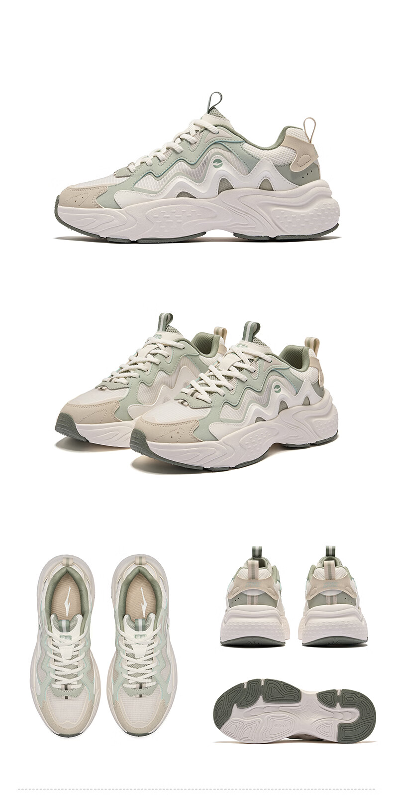 ERKE Men's Casual Shoes Sports Shoes Comfortable Versatile Soft Sole Lightweight Casual Shoes Men's Chaoyan Xilan 3 31