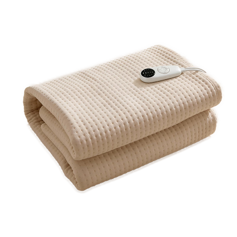 CHIGO Graphene Double-Person Dual Temperature Control Waterproof Electric Heating Blanket 1.5x1.8m with High-Temperature Power-Off and 3C Certification