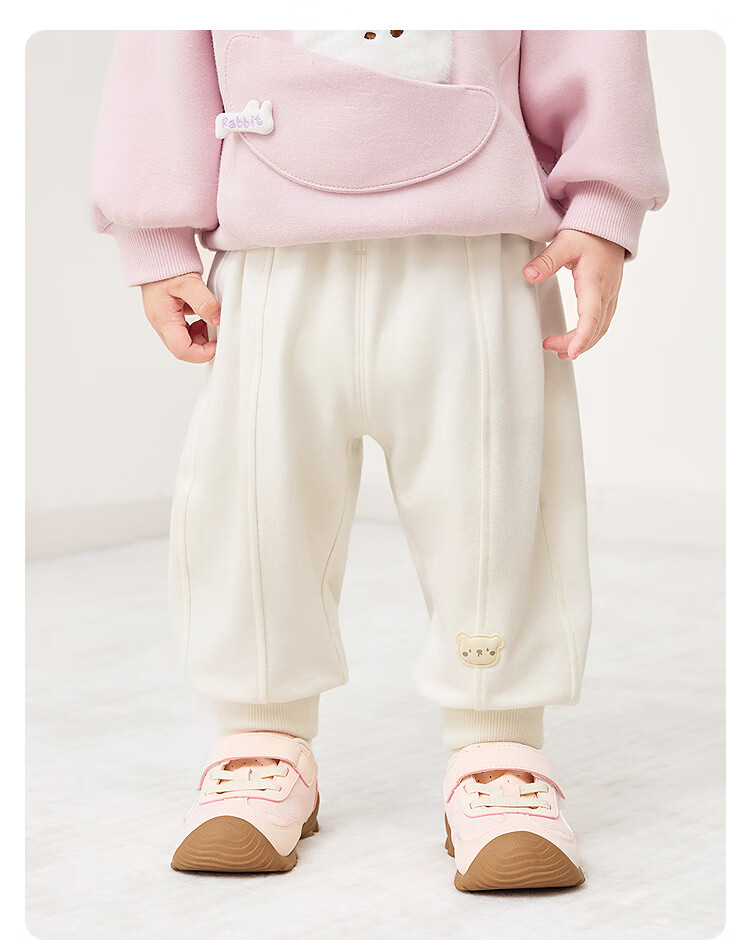 Balabala Kids Pants Boys Girls 2026 New Spring Autumn Baby Warm Casual Sports Cartoon Trendy Pants 14