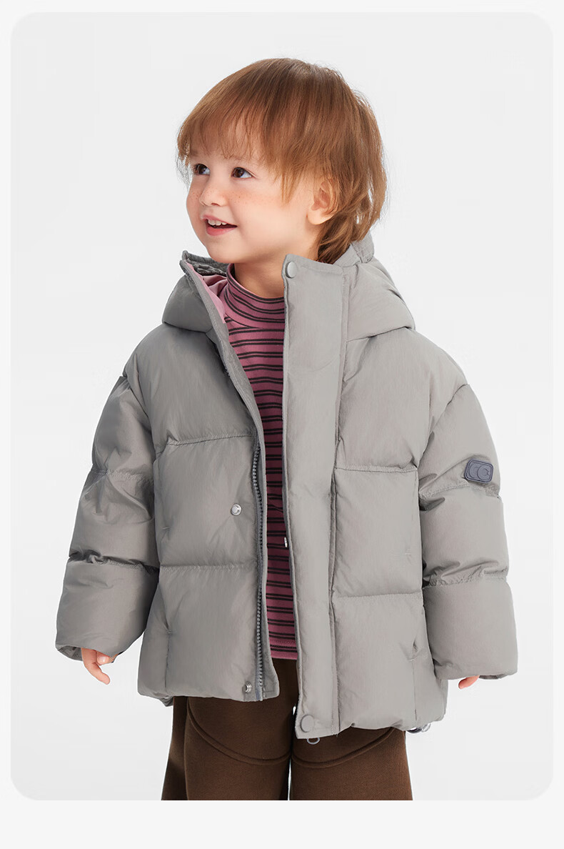 Ciciibear Baby Down Jacket Unisex Kids Winter Thickened Extreme Cold Warm Puffer Coat with Three-Proof Technology 13