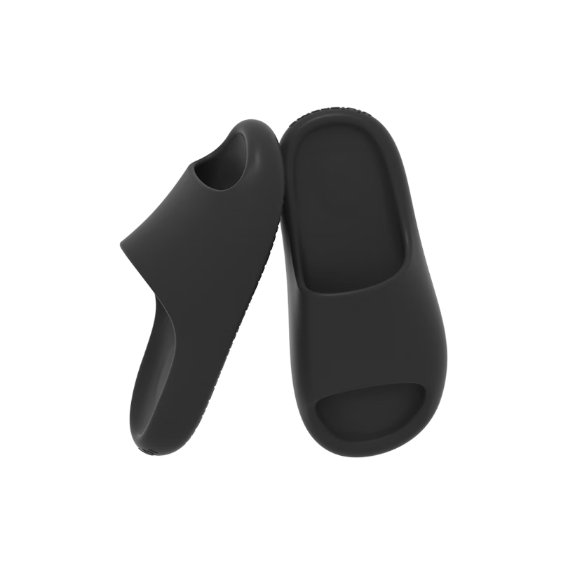 AMAZE-LULU Women's Indoor Slippers 2025 New Silent Non-Slip Odor-Resistant Bathroom Shower Slippers, Dark Gray, Size 42-43