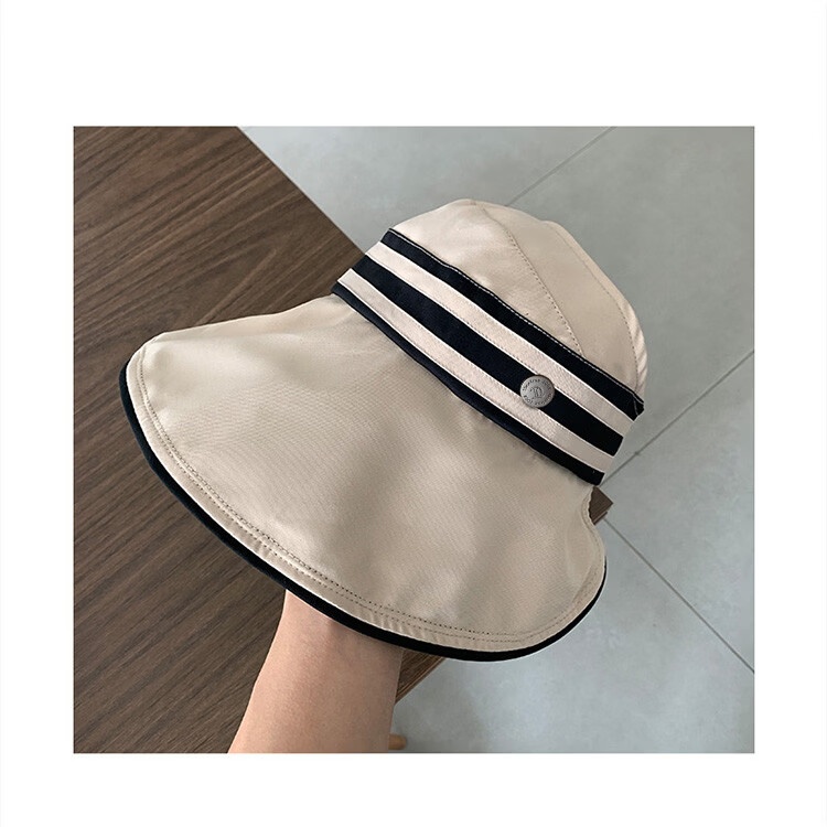 Zhenxiang Women's Large Brim UV Protection Sun Hat Summer Spring Open Top Face Slimming K185 9
