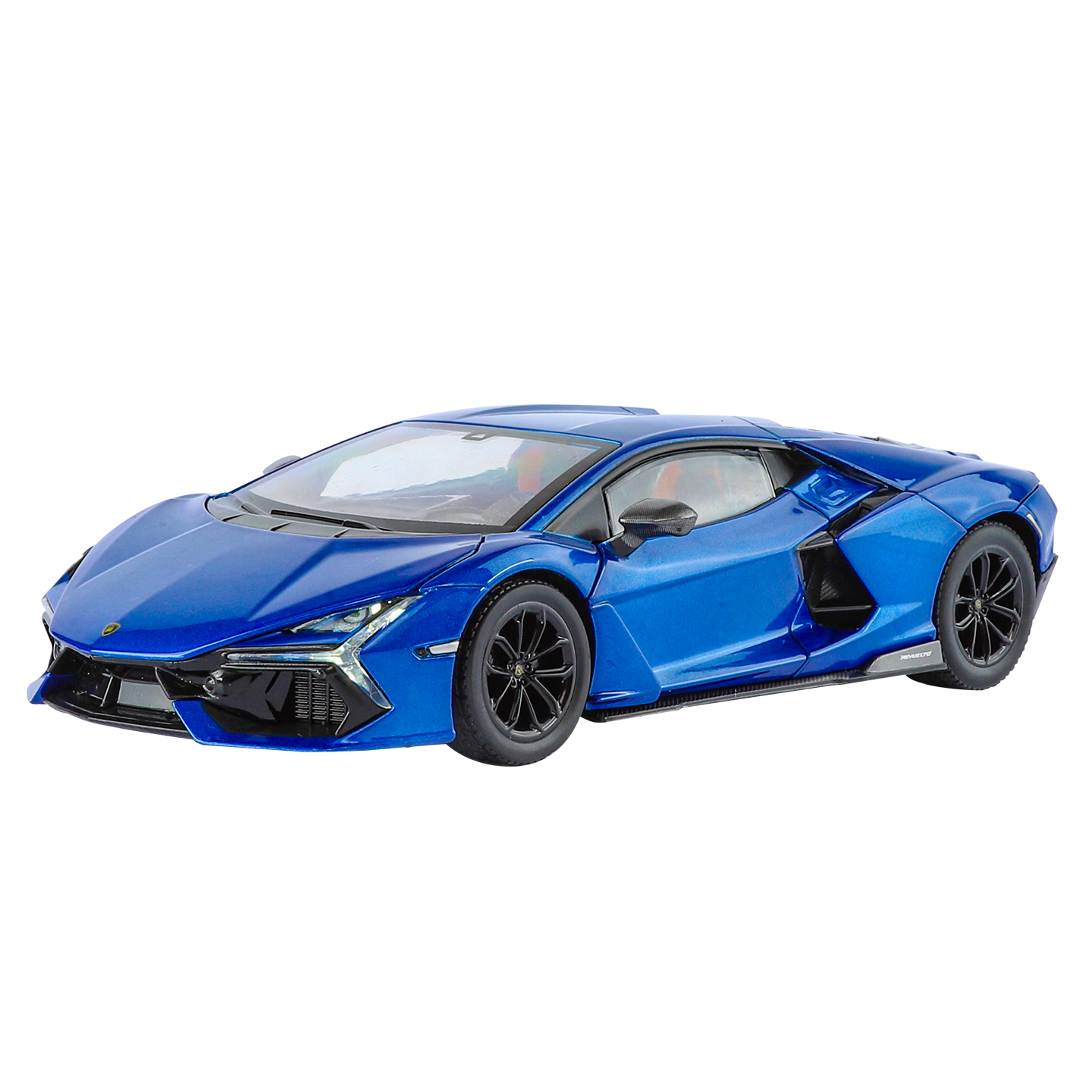 Black Mamba Officially Licensed 1:24 Lamborghini Aventador Sports Car Model Children's Toy Alloy Car Model Gift Blue