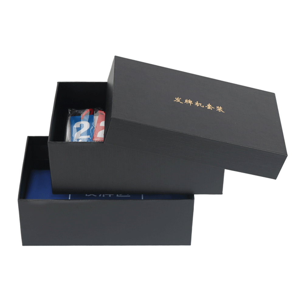 Muhe Multifunctional All-In Card Shuffler And Dealer, Specialized Props for Playing Cards, 9th Generation Set Gift Box MH051