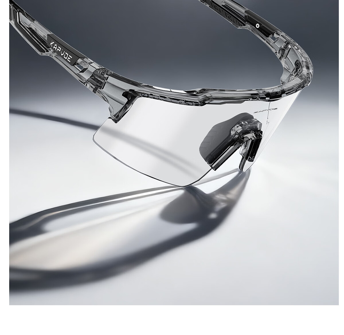 KAPVOE Warrior Anti-Fog Cycling Glasses Photochromic Day-Night Dual-Use Windproof Sandproof Sports Professional Mountain Road Bike 4