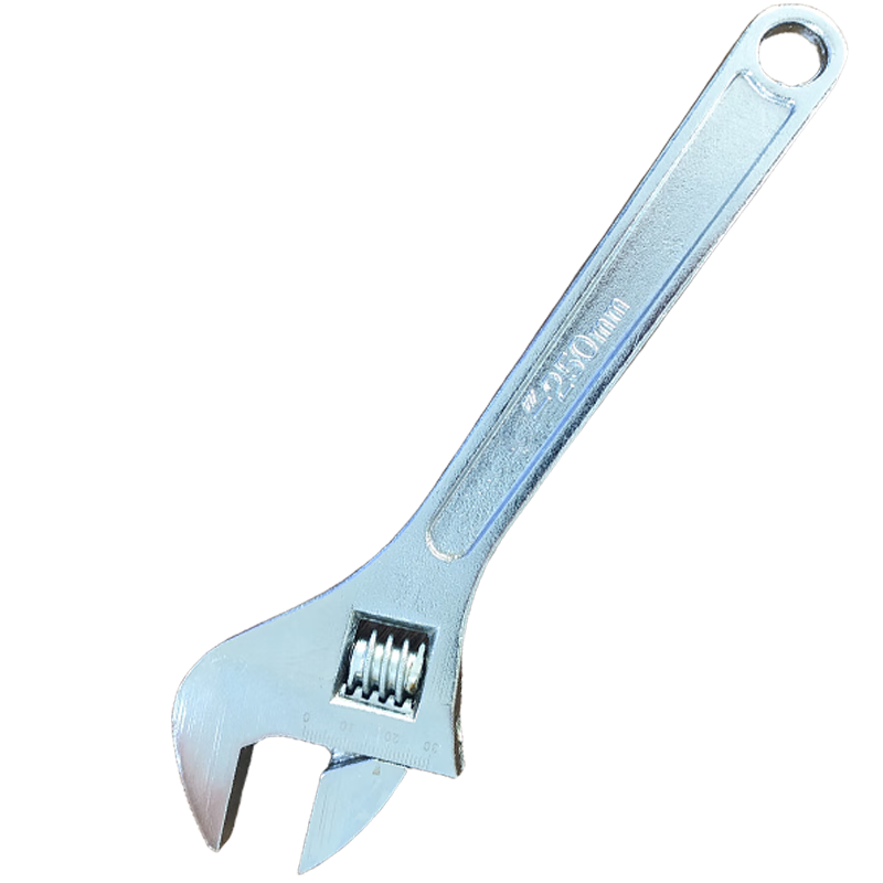 Deqi Adjustable Wrench Multi-Function Large Opening Wrench Industrial Household Chrome-Plated 8 Inch