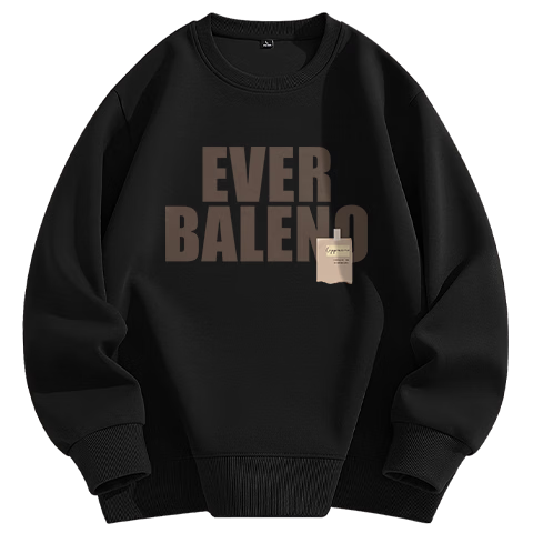 Baleno Spring Men's Crew Neck Sweatshirt New Knitted Casual Versatile Long Sleeve T-Shirt Loose Simple Fashion Couple Top