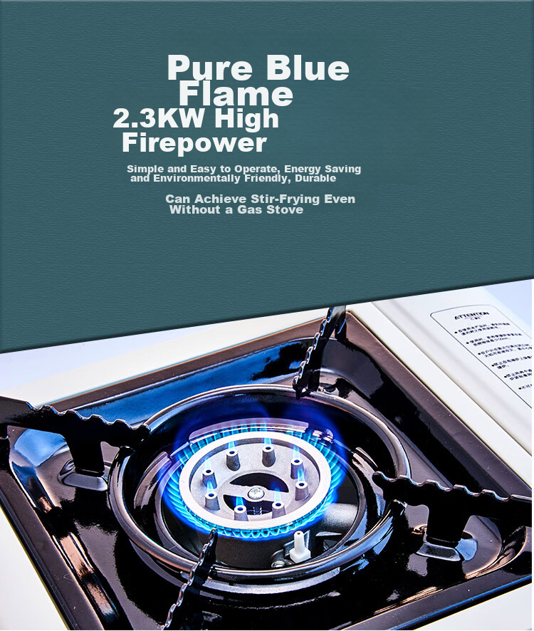 Suncojia Portable Gas Stove, Camping Stove, Butane Stove, Outdoor Cooking Equipment, Elegant White 5