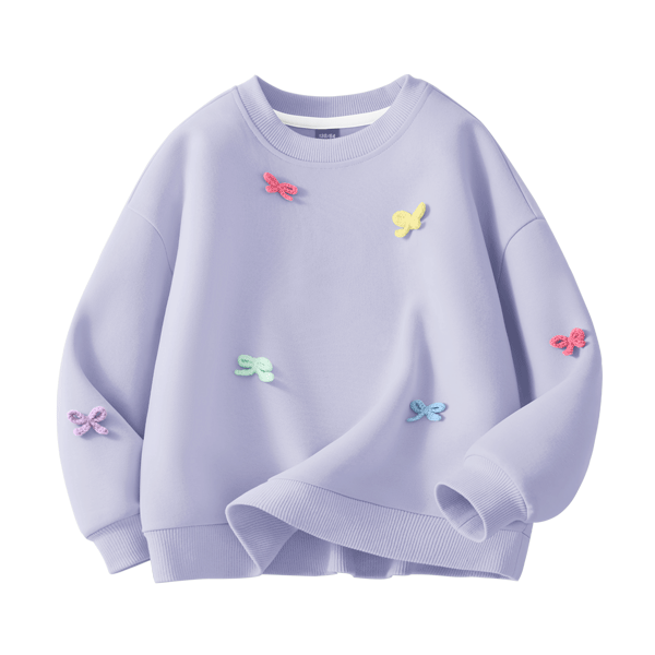 Disney Kids Sweatshirt 2026 Spring New Girls' College Style Korean Version Long Sleeve Top