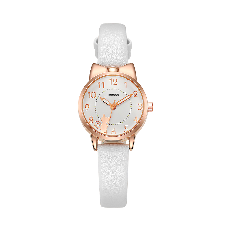 Kousu Kids Electronic Watch Girls Students Exam Watch Middle High School Boys Girls National Brand Analog Quartz Watch