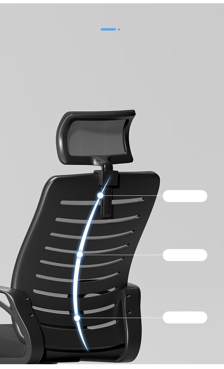 Annafu Computer Chair Home Office Chair Adjustable Swivel Ergonomic Gaming Backrest Chair BG501 Swivel Chair 3