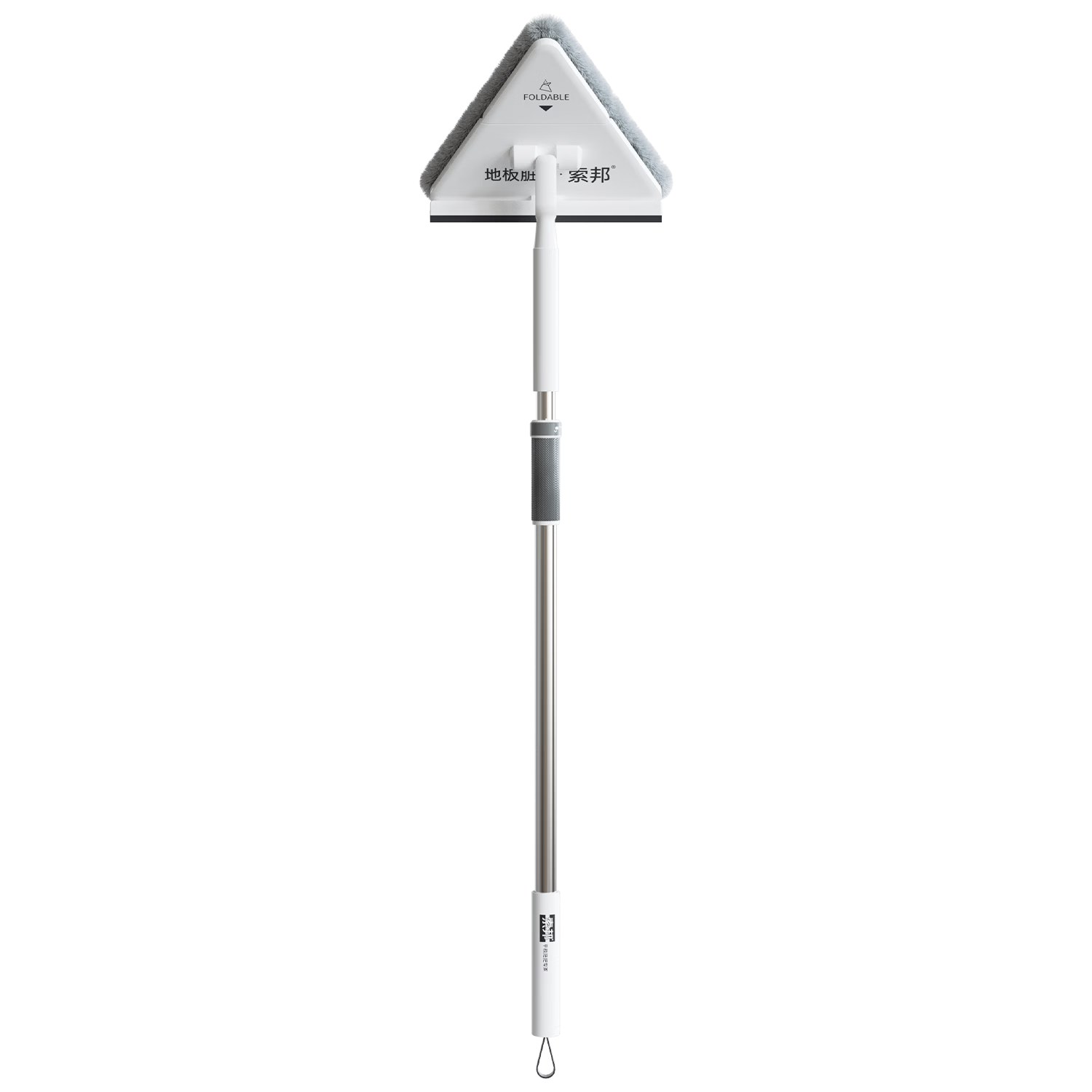Sobon Glass Cleaning Tool Telescopic Multi-Purpose Scraper for High-Rise Balcony Glass Bathroom Mirror Window Triangle Cleaner