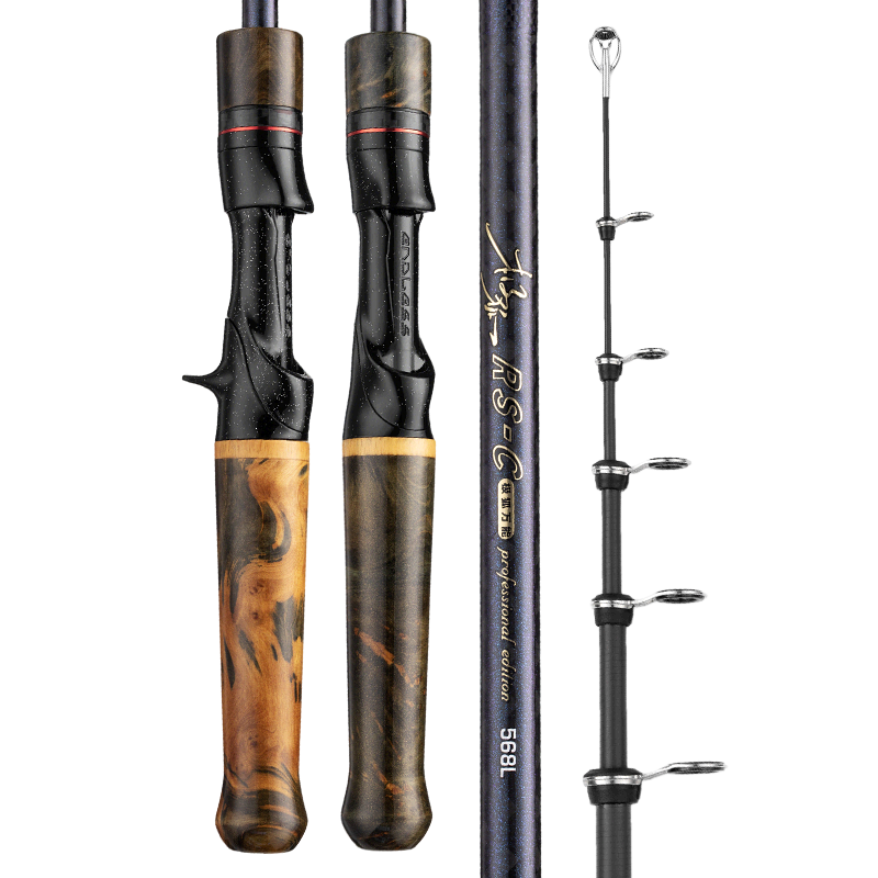 Jihu 1.5m UL Adjustable Jihu RS Short Section Telescopic Lure Rod Gun Straight Handle Interchangeable Dual-Use Micro Lure Fishing Rod
