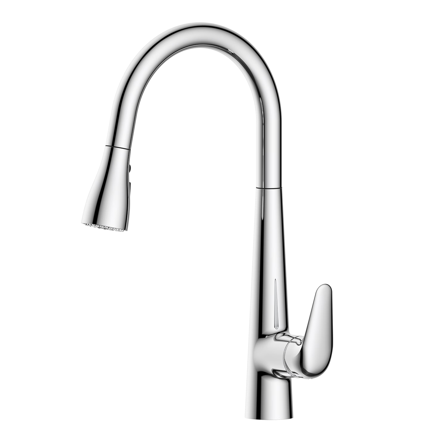 JD Jingzao Kitchen Faucet 3-Function Pull-Out Spray Sink Faucet Hot and Cold Water Two-in-One Electroplated 10-Year Like New