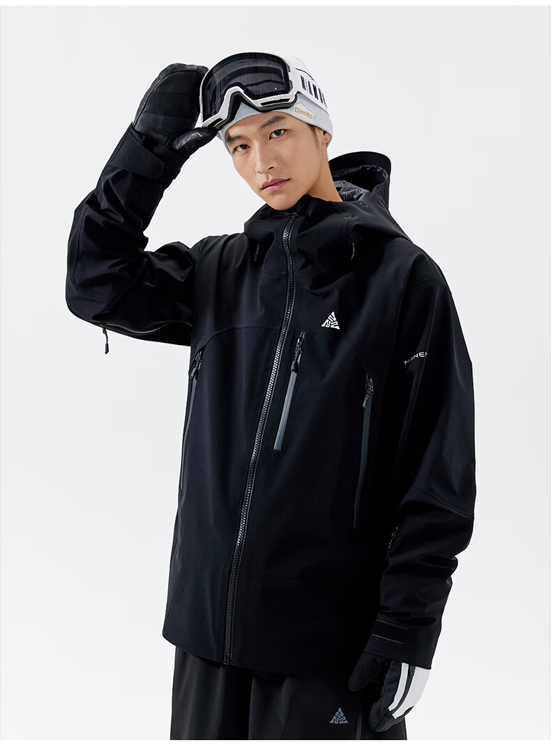 Nan En [Ice Dome] 25 New Professional Waterproof Warm 3L Ski Jacket P Cotton RECCO Ski Coat Sea Pine Yellow XS 21