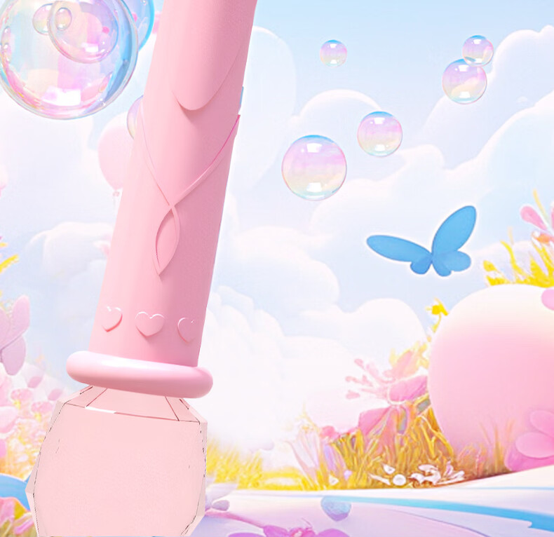 Baili Frost Windmill Bubble Machine Handheld Bubble Wand Glowing Toy Children's Day Gift 3