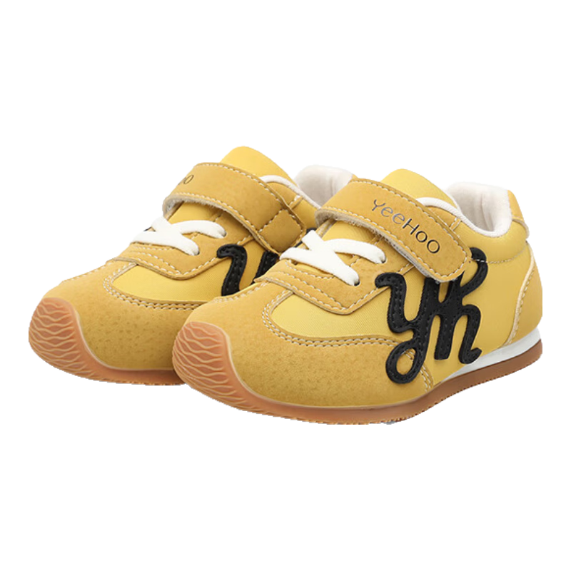 YEEHOO Children's Shoes, Trendy Boys' Versatile Casual Shoes, Non-Slip Soft-Soled Walking Shoes for Girls, Breathable Antibacterial Sports Shoes
