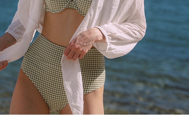 AtlanticBeach 2026 French Bow Hot Spring Swimsuit Cover-Up Bikini Cover Water-Resistant Sun Protection Swimwear Top 12