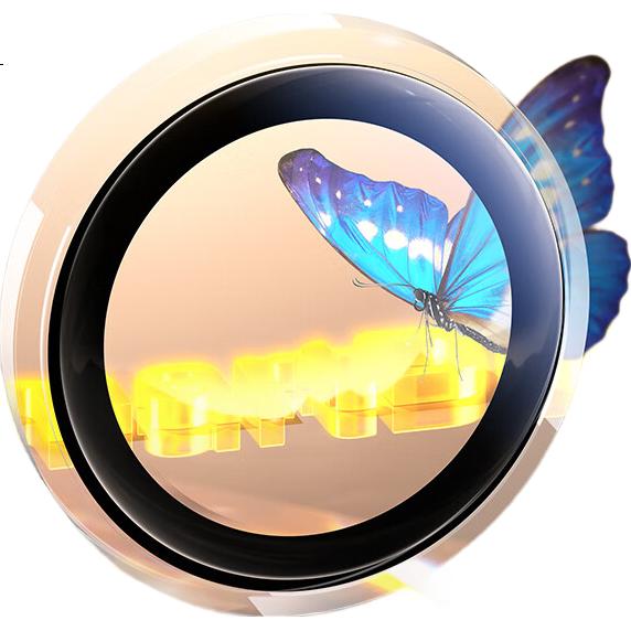 Shanmo [Corning + AR Anti-Reflective Coating] Compatible with iPhone 17 Pro Lens Film Full Coverage Lens Protective Film Independent Lens Non-Bulging Shell 1 Set