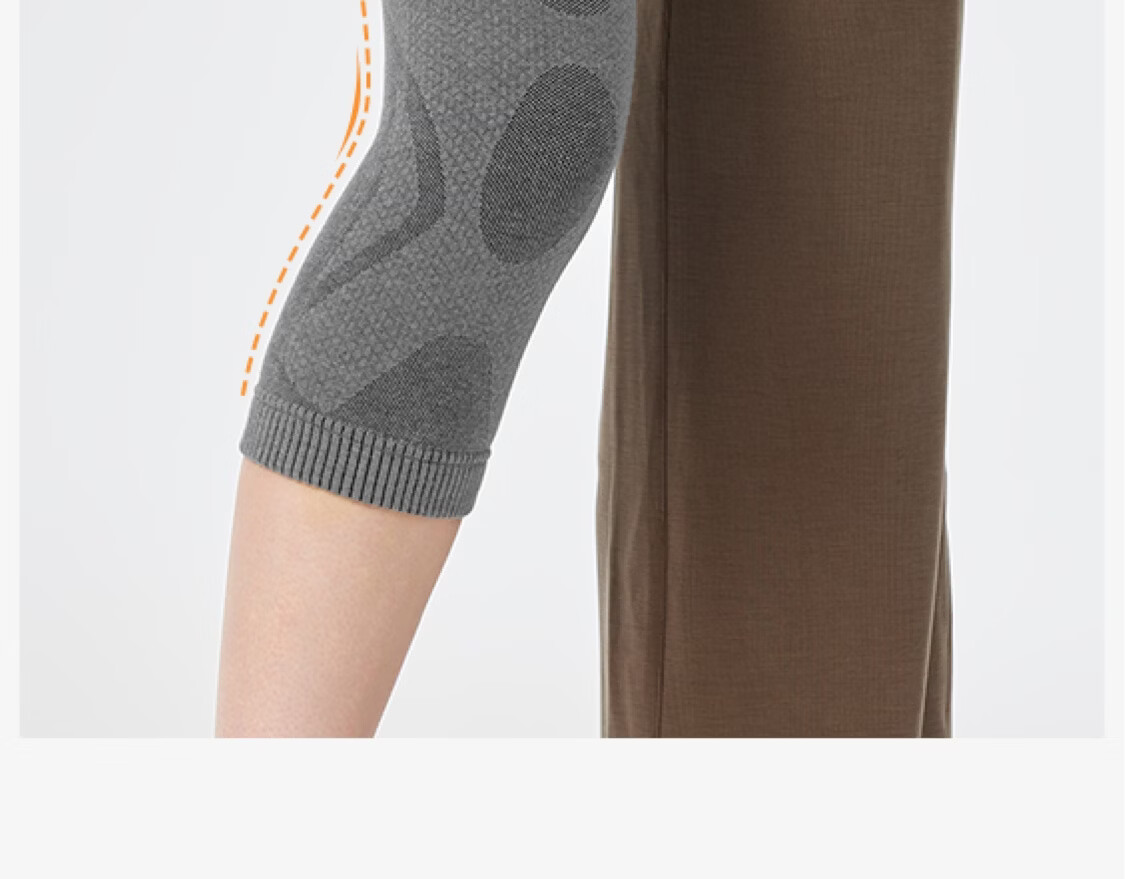 Keep Knee Brace Warmers for Men and Women, Old Cold Legs, Running, Meniscus Injury, Mountaineering, Badminton Sports, Gray L 3
