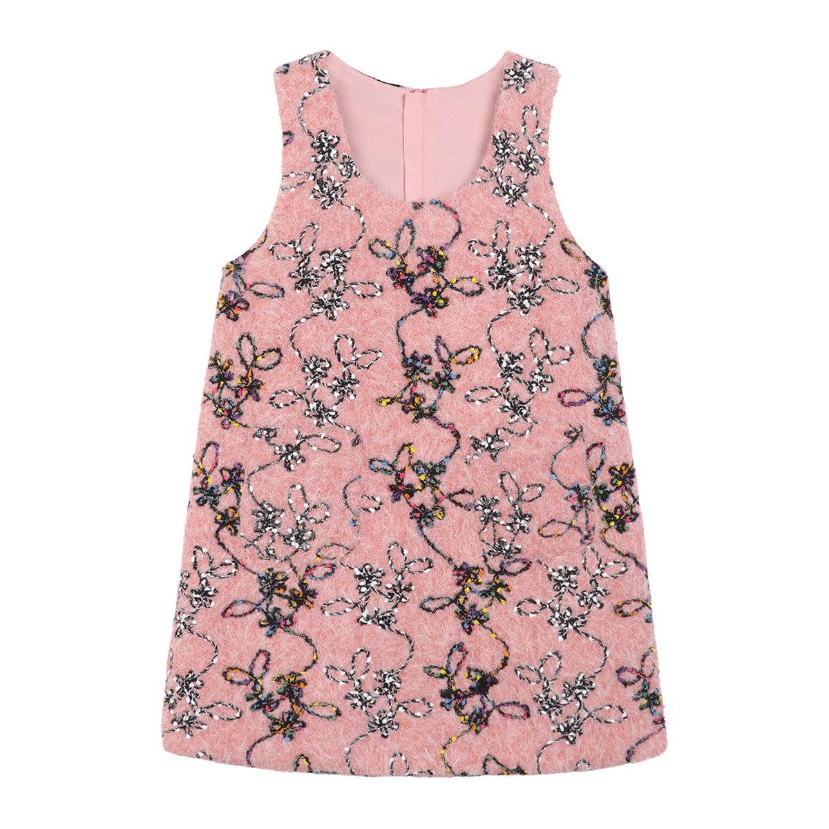 LUSON Chen Dazhu Girls' Vest Dress 2025 Autumn Winter New Year Greeting Red Children's Dress