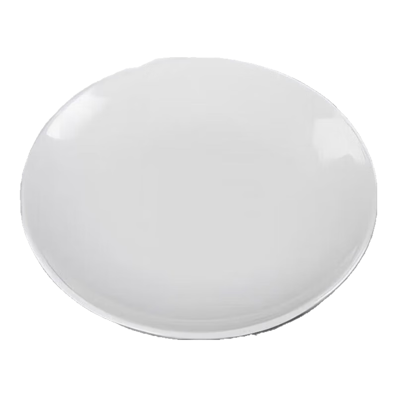 Danshi Zhiyuan A5 Melamine Shallow Plate Commercial Buffet Round Plate Imitation Porcelain Dinner Plate Shallow Plate 12 Inch 1 Piece (Beijing Warehouse)