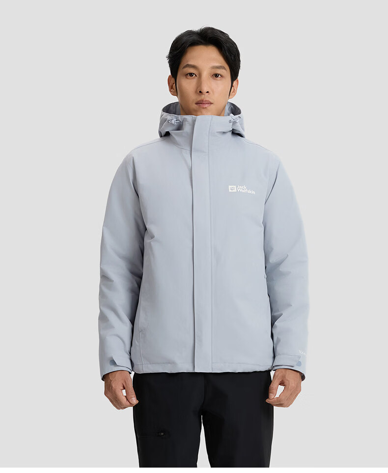 JackWolfskin CRUSH'IN Fleece Liner 3-in-1 Jacket 5012776 Navy Blue 2XL 35