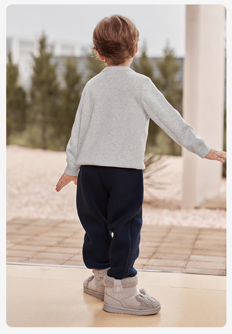 DAVE & BELLA Kids Sweater Autumn Boys Pullover Cotton Knit Top 1