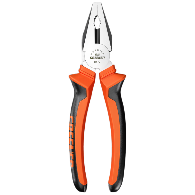 GREENER Tiger Pliers, Wire Cutters, 8-Inch Electrician's Pliers for Home Use, Labor-Saving Industrial-Grade Multifunctional Pliers with Flathead And Phillips Screwdrivers