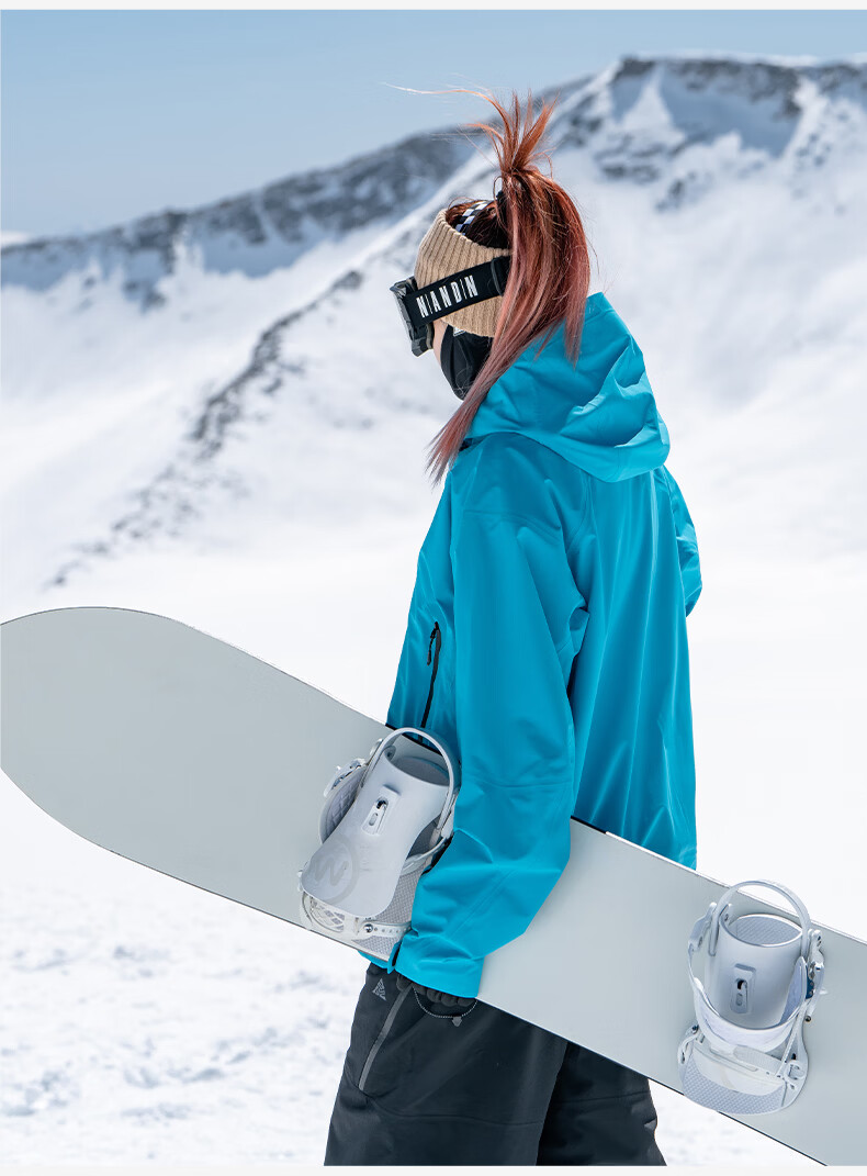 Nan En [Ice Dome] 25 New Professional Waterproof Warm 3L Ski Jacket P Cotton RECCO Ski Coat Sea Pine Yellow XS 31