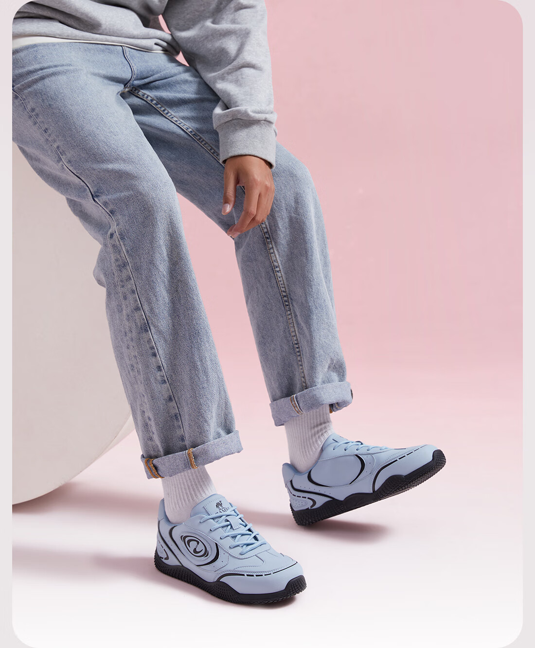 CAMEL Crescent 2.0 Women's Training Shoes Multi-color Patchwork Height-increasing Sports Casual Shoes L25S577059C Denim Blue 37 16