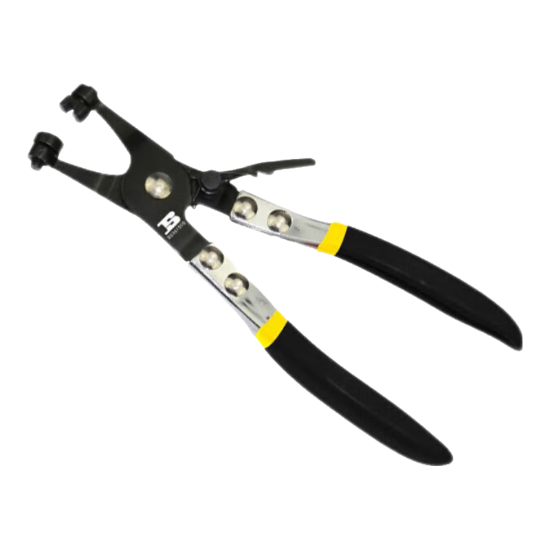 BOSI BS361508 8-inch Straight Throat Hose Clamp Pliers for Automotive Fuel and Water Pipes