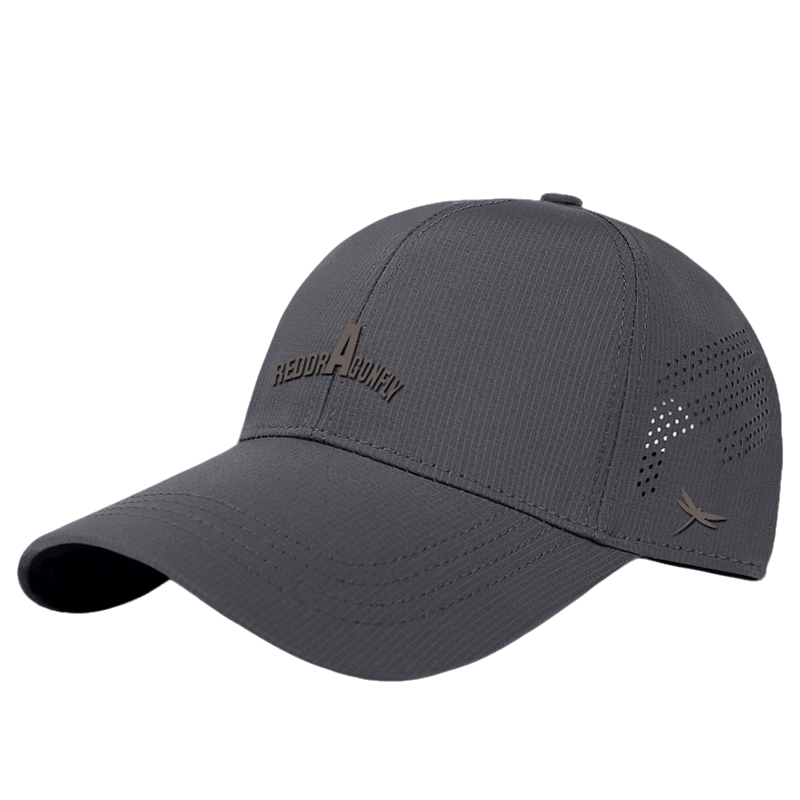 RED DRAGONFLY Baseball Cap for Men And Women, Quick-Dry Sun Protection Hat, Breathable Mesh Fishing Cap for Spring And Summer Outdoor Use