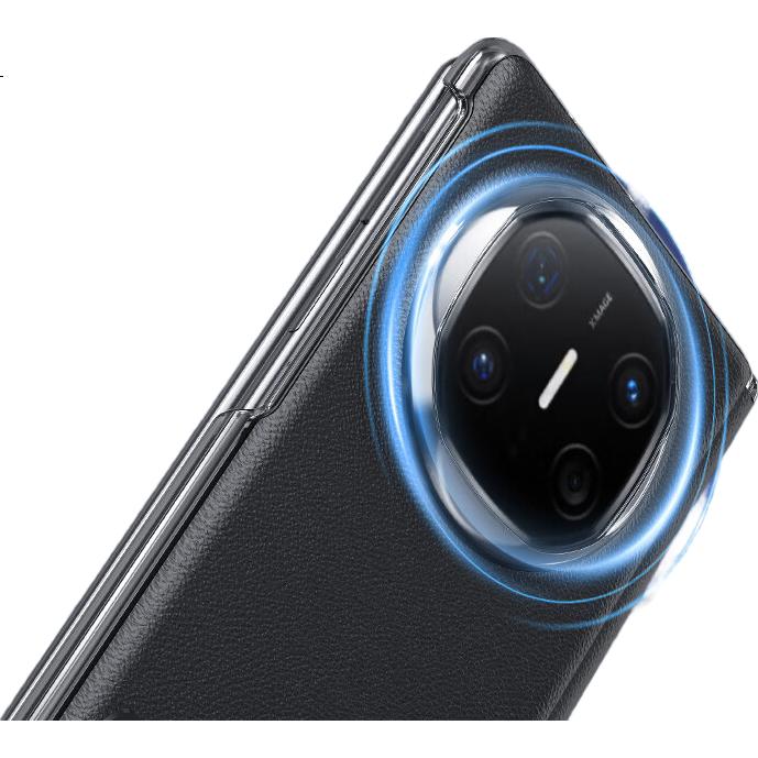 Чехол для телефона ESCAPE Magnetic Center Stand для Huawei Mate X6, деловой стиль, коллекционное издание, ультратонкий, противоударный, с полной защитой объектива, для мужчин и женщин, таинственный черный