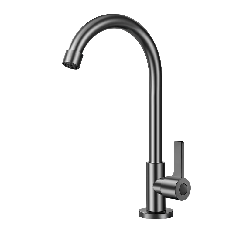 Delr [28 Years Brand] Stainless Steel Kitchen Faucet Single Cold 360° Rotation Sink CFLT-DL