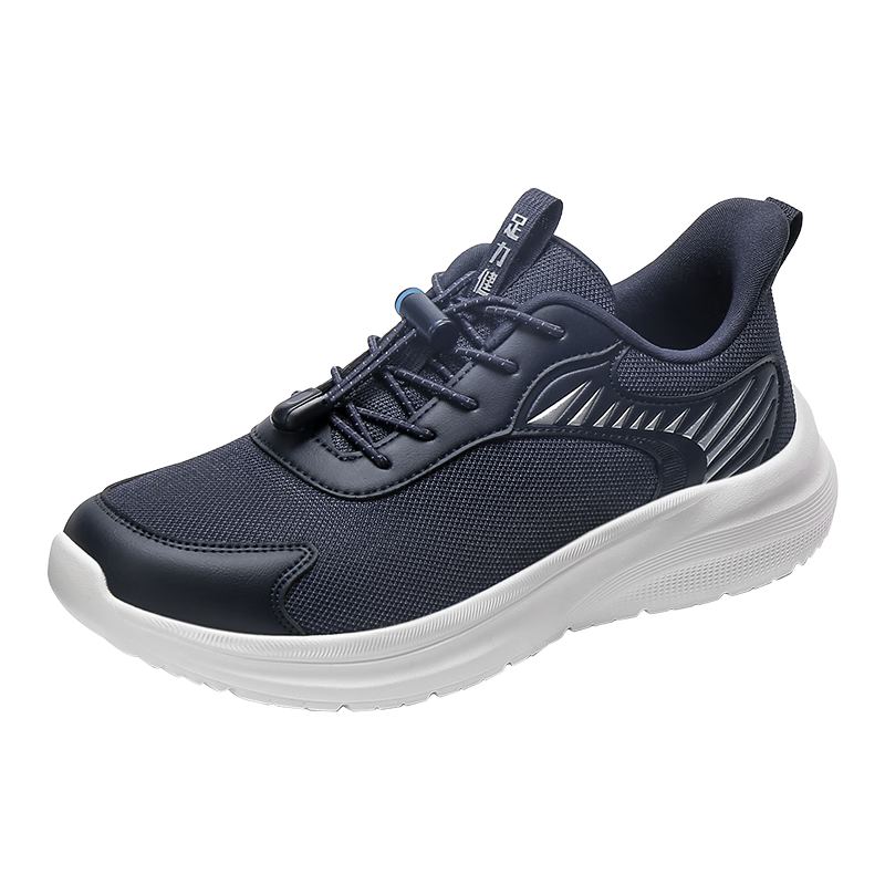 Zulijian Elderly Shoes Middle-aged and Elderly Spring Casual Lightweight Walking Shoes 26113006T Casual Blue Men 42